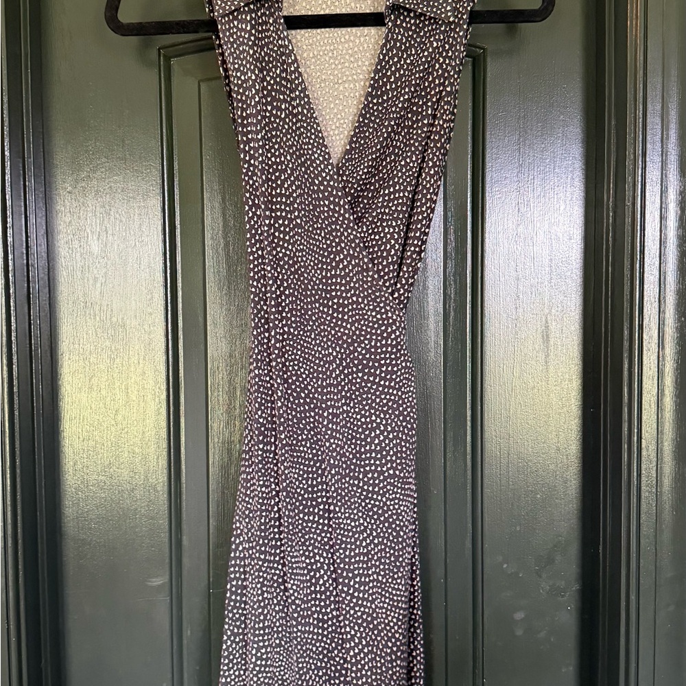 Wrap dress with collar, Diane von Fustenburg DVF